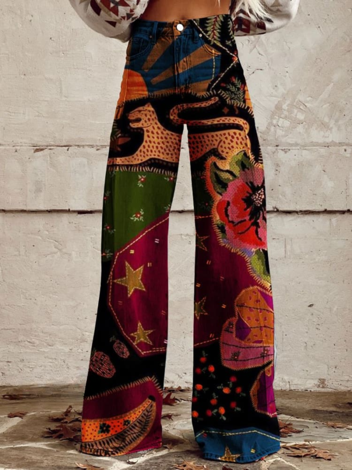 Stilla | Boho Buks med Slag i Retro Stil på udsalg