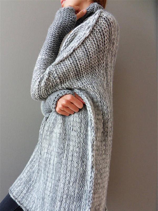 Stilla | Rullekravestrikbluse med stilfuldt design til damer