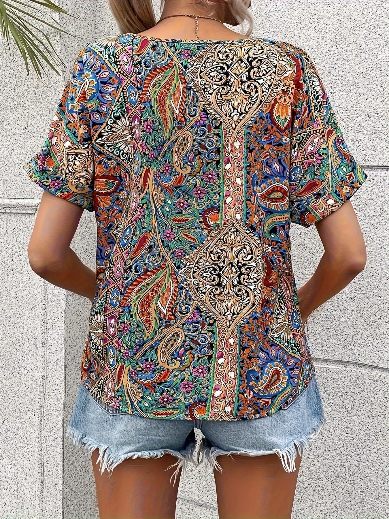 Stilla | Levende V-hals Bluse Online Hot Salg