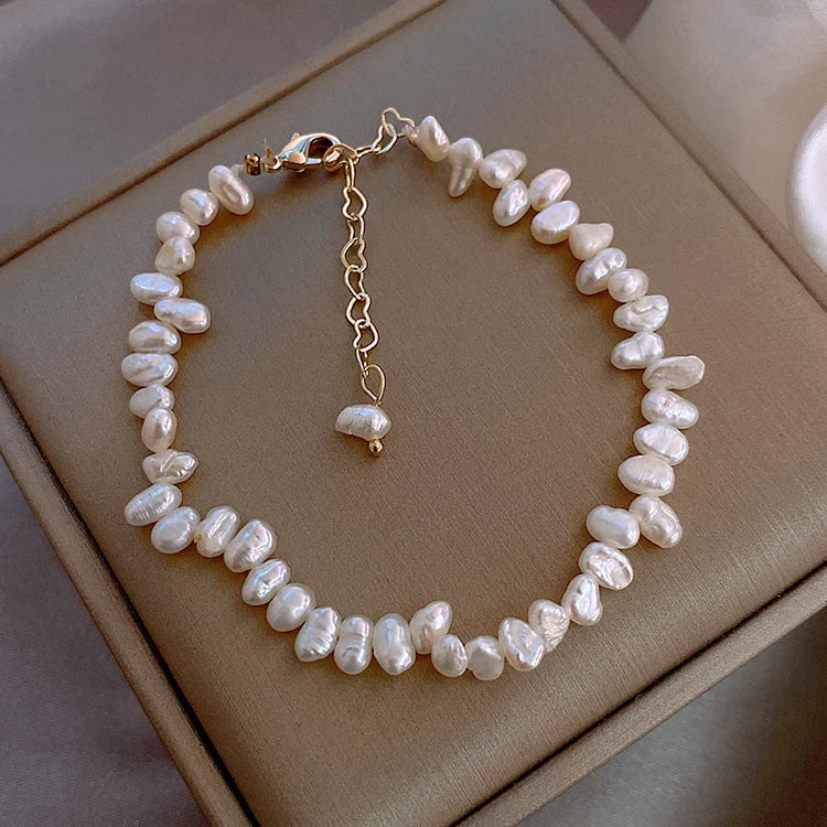 Stilla | Pearl Bracelet Med Smukke Hvide Perler!